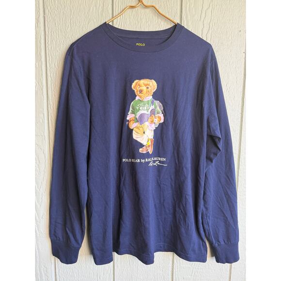 Ralph Lauren Men's Polo Bear Jersey T-Shirt, XL - Picture 1 of 5